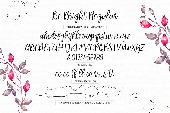 Example font Be Bright #2
